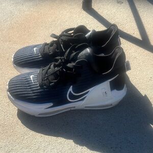 Nike Kids Black and White High-Top Sneakers